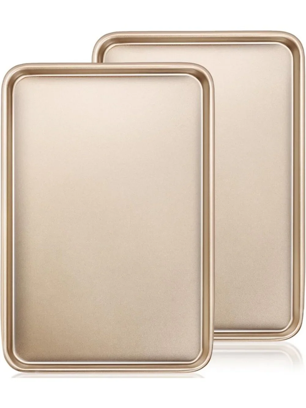 Nonstick Baking Sheet Pan Set of 2 | Heavy Duty Cookie Sheets, Easy Clean 15x10